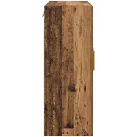 vidaXL Wandschrank 2 stk. Altholz 69,5 x 34 x 90 cm Holzwerkstoff