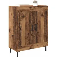 vidaXL Sideboard Altholz 69,5 x 34 x 90 cm Verbundholz und Eisen