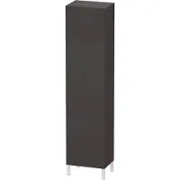 Duravit Hochschrank L-Cube individual, Tür links, graphit supermatt