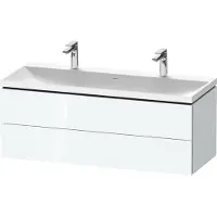Duravit Möbel-Set L-Cube 120x48x48cm, m 2 HL, 2 Schub., we. hgl