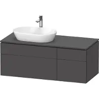Duravit LC4876049490000 Konsolen-WTU wandh. L-Cube 550x1200x4