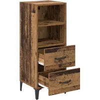 vidaXL Sideboard Altholz 34 x 34,5 x 90 cm Holzwerkstoff