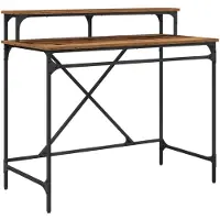 Syfax Schreibtisch Altholz 100 x 50 x 90 cm Holzwerkstoff