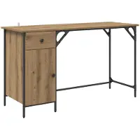 Syfax Computertisch Artisan-Eiche 131 x 48 x 75 cm Holzwerkstoff