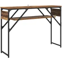 Syfax Konsolentisch Altholz Holzwerkstoff 105x30x75cm