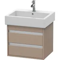 Duravit Waschtischunterschrank Ketho 55x44cm, lei, 2 Schubkästen, wandhängend