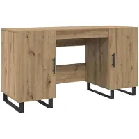 Syfax Schreibtisch Artisan-Eiche Holzwerkstoff 140 x 50 x 75 cm
