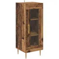 Syfax Sideboard Altholz 34 x 34,5 x 90 cm Holzwerkstoff