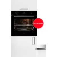 Beko Pyrolyse Backofen "BCBIS17300BMPF", Energieeffizienz: A+, schwarz, B:59,4cm H:59,5cm T:56,7cm, Backöfen, Dampf für knusprige Kruste & fluffiges Inneres dank SteamAdd, Pyrolyse Backofen