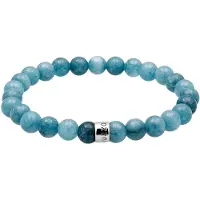 KUZZOI Armband 925 Sterling Silber in Blau | Gr.: 19 cm