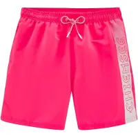 Chiemsee Badehose , Herren, Gr. XL (54/56), N-Gr, pink (neon pink), Recycling-Polyester, Badehosen Badehose, mit Logoschriftzug, Topseller