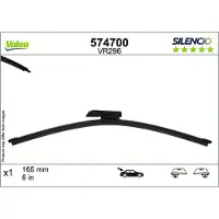 Valeo Wischblatt hinten Flachbalkenwischblatt 165 mm passend für RENAULT