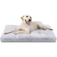 Markenlos Hundebett XL, waschbar, super weich und plüschig - 110 x 73 x 10 cm