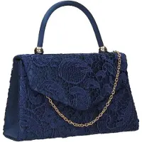 OEM Schmale Damen-Tasche, Marineblau, 6,5x16x24 cm