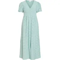 Vila Vikawa Kurzarm Maxikleid
