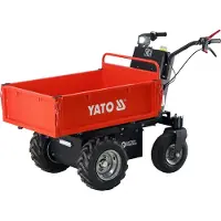 YATO Elektrische Motor-Schubkarre 1000 W, Traglast 500 kg