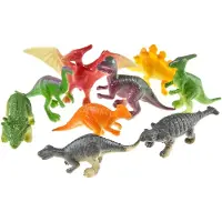 Merkloos 12er Set Dinosaurier ca. 45-60mm - 12-fach sortiert, Kunststoff