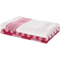 Otto Home Geschirrtuch "Ravven, 100% Baumwolle, 3 Stück", rot, B:50cm L:65cm, 100% Baumwolle, Geschirrtücher, Geschirrtuch, 100 % Baumwolle, 65 × 50 cm, 3er-Set, Farbauswahl, Karo, Streifen