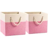 OEM Stilvoller Aufbewahrungsbehälter Beige Rosé Linnen