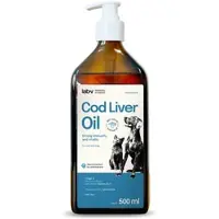 LAB-V Cod Liver Oil – 100 % Lebertran für Hunde und Katzen, 500 ml
