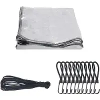 OEM Transparante Drahtseil - 2 x 1 m - mit elastischen Seilen und Haken