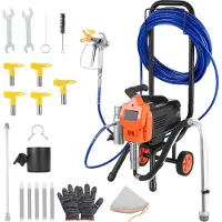 StarTech.com Airless Farbspritzgerät - Elektrisches Farbsprühsystem - 1500 W - 3300 psi Hochdruck - Standfuß - Inkl. Schlauch, Verlängerungsstange & Düsen