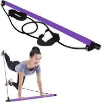 OEM Multifunktionelles Pilates-Stab-Set mit Widerstandsbändern - Für Männer und Frauen - Heimfitness- & Yoga-Ausrüstung