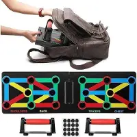 Markenlos Push Up Board - Faltbares Design, Vielseitige Trainingseinheiten - 12-in-1