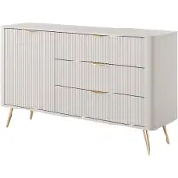 3Xeliving Kommode, Beige, 138, 2 x 81, 2 x 38 cm, 81,2 x 138,2 x 38 cm