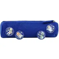 OEM Papieren draken Etui in Blauw mit Astronautenmotiv, ideal für Schüler, Etui Nr. 5