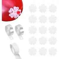 OEM Pruimenbloesemballonklips 100er Set - Einlagige Dekoration - Hochzeitsfest - Ballonbogen - Ballongespen - Prüfen Sie die Verfügbarkeit