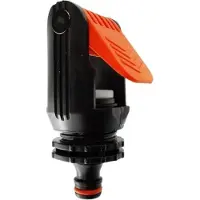 OEM Universal Adapter für Küchen- und Gartenschlauch - Schwarz/Orange - Einfache Installation - Nachhaltiges Material