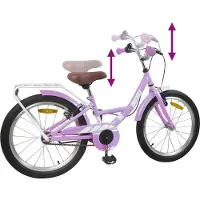 vidaXL Kinderfahrrad 20 Zoll für 6-11 Jahre alt Lila