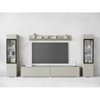 MINIO go for it , Wohnwand "VEVE 2", hängend, stehend, 4-Teilig, Kaschmir Beige Farbe