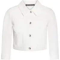 Betty Barclay Jeansblazer "Jeansjacke mit 3/4 Arm", Damen, Gr. 46, weiß (rohweiß), Obermaterial: 71% Baumwolle CO. 26% Polyester PES. 3% Elasthan EL., Blazer Jeansblazer