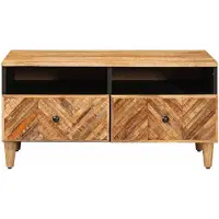vidaXL Couchtisch Braun 80 x 54 x 40 cm Massivholz Mango
