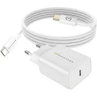 Avizar Mayaxess, 20W Netzteil für Xiaomi 14T Pro + USB-C Kabel 1m, Weiß