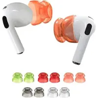 Markenlos 5 Paar Silikon-Ohrstücke für AirPods 1/2/3 und AirPods Pro – Weiche Ohrstöpsel, Zubehör