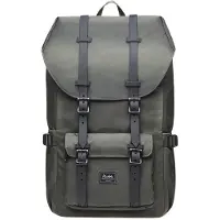 OEM Großes Reisekoffer für Männer und Frauen mit Tasche für 15 Zoll Notebooks für Studium, Hochschule, Urlaub, Trekking, 22 Liter, Grün
