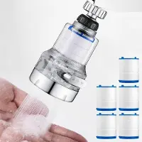 OEM Drehbares 360-Grad-Wasserfilter für den Wasserhahn - ideal für Küche und Bad