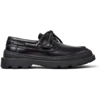 Camper für Damen. K201840-002 Mocasines de piel Brutus+ negro (37), Leder, Schwarz, Wohnung, Keine, Lässig