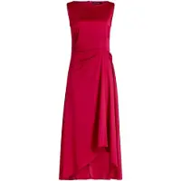 Vera Mont Cocktailkleid mit Raffung in Dark Raspberry | Gr.: 44