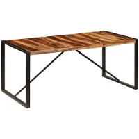 Syfax Esstisch 180 x 90 x 75 cm Massivholz Akazie