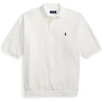 Ralph Lauren für Herren. 710B18907002 Relaxed Fit weißes Piqué-Poloshirt (S), Lässig, Baumwolle, Kurzarm