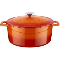 Lava Bräter - 28 cm - 6.71 liter - Cast iron - Orange
