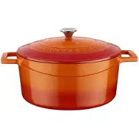Lava Bräter - 24 cm - 4.49 liter - Cast iron - Orange