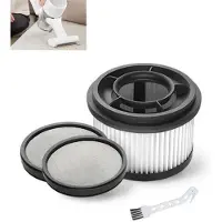 OEM 4 Stück - Filterwolle - Filtermaterial - Filter aus Baumwolle, geeignet für Dreame T10/T20/T30/V12S/V16S/G9/G10 (2 Filterwolllagen + 1 Filter + 1 Reinigungborste)