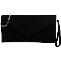 OEM Leather-Handtasche in schwarz, 31,5 x 16,5 cm, Palma G299