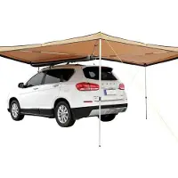 Markenlos Caravan-Zelt 2,5m UV-50+ UV-Schutzluftzelt Polyesterluftzelt wasserdicht inkl. Reisetasche Ideal für Familien-Campingreisen