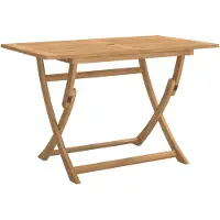 Syfax Gartentisch Klappbar 120x70x75 cm Massivholz Akazie